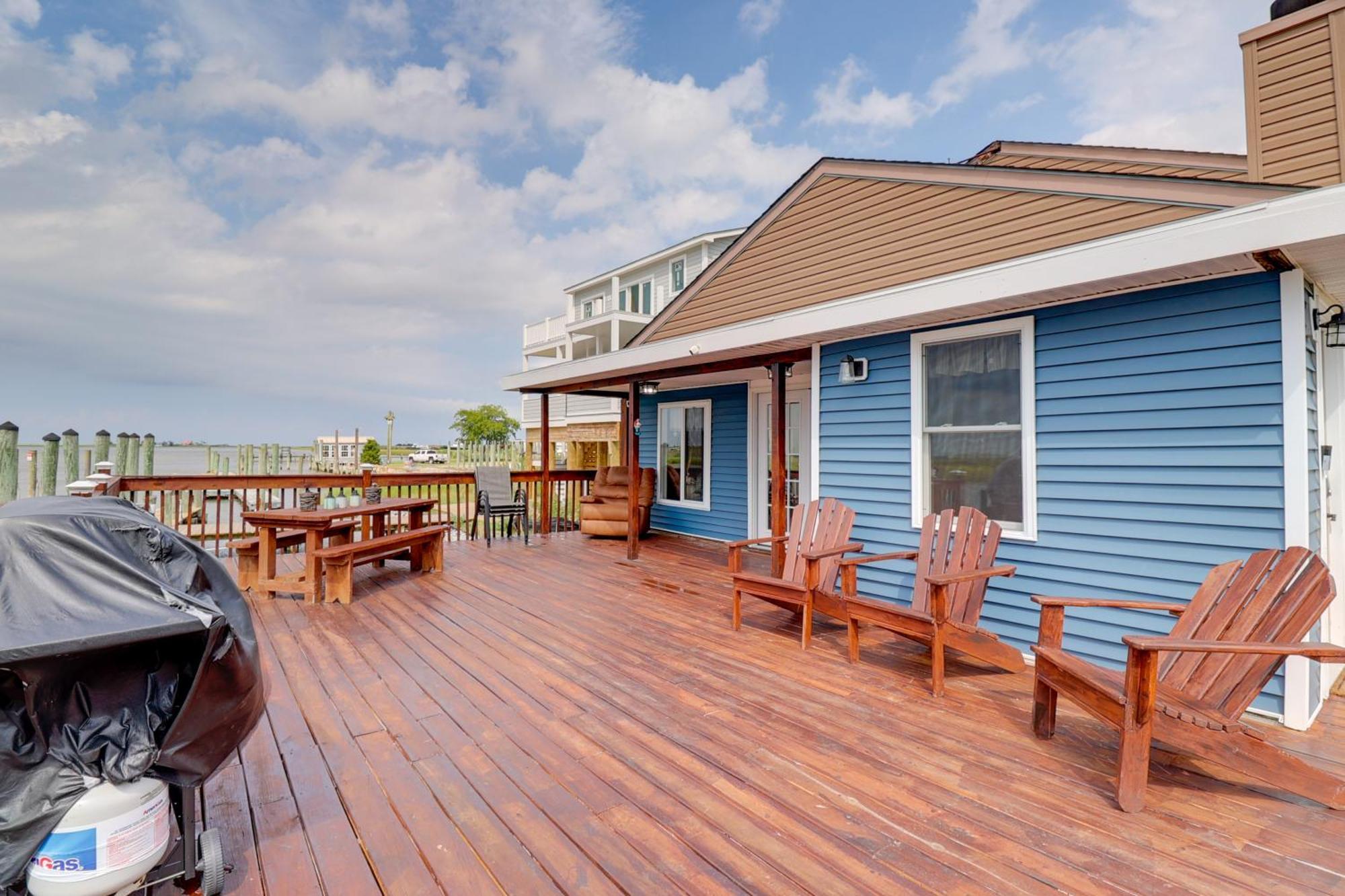 Oceanfront Milford Home With View And Boat Access エクステリア 写真